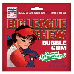 Big League Chew Bubble Gum Pouch 60g