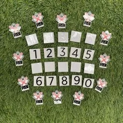 RECKEN Helmet Stickers – Numbers