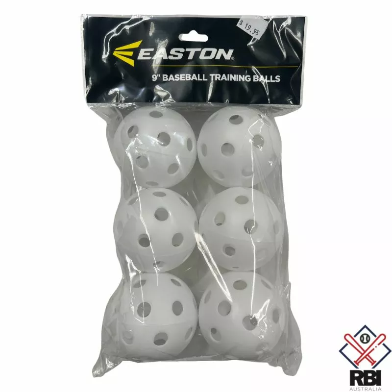 Easton Wiffle Ball Baseball 9″ (6 Pack) 1 Easton Wiffle Ball Baseball 9″ (6 Pack)