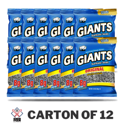 Giants Seeds 5oz Bag X 12 (Carton) Original Salted