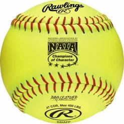 Rawlings NAIA 12 Inch Fastpitch Softball, COR: 47, Comp: 400 Lbs - One