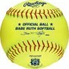Rawlings Babe Ruth Official 12 Inch Softballs ,Poly-X Core Center - On
