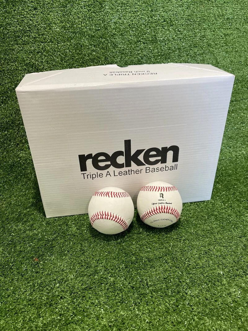 RECKEN AAA Series 9 Inch Leather Baseball (Dozen) 1 RECKEN AAA Series 9 Inch Leather Baseball (Dozen)