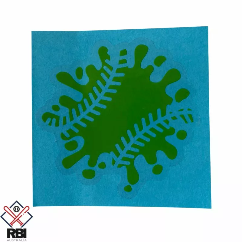 RECKEN Helmet Sticker Green Baseball/Softball 2 RECKEN Helmet Sticker Green Baseball/Softball - Image 2