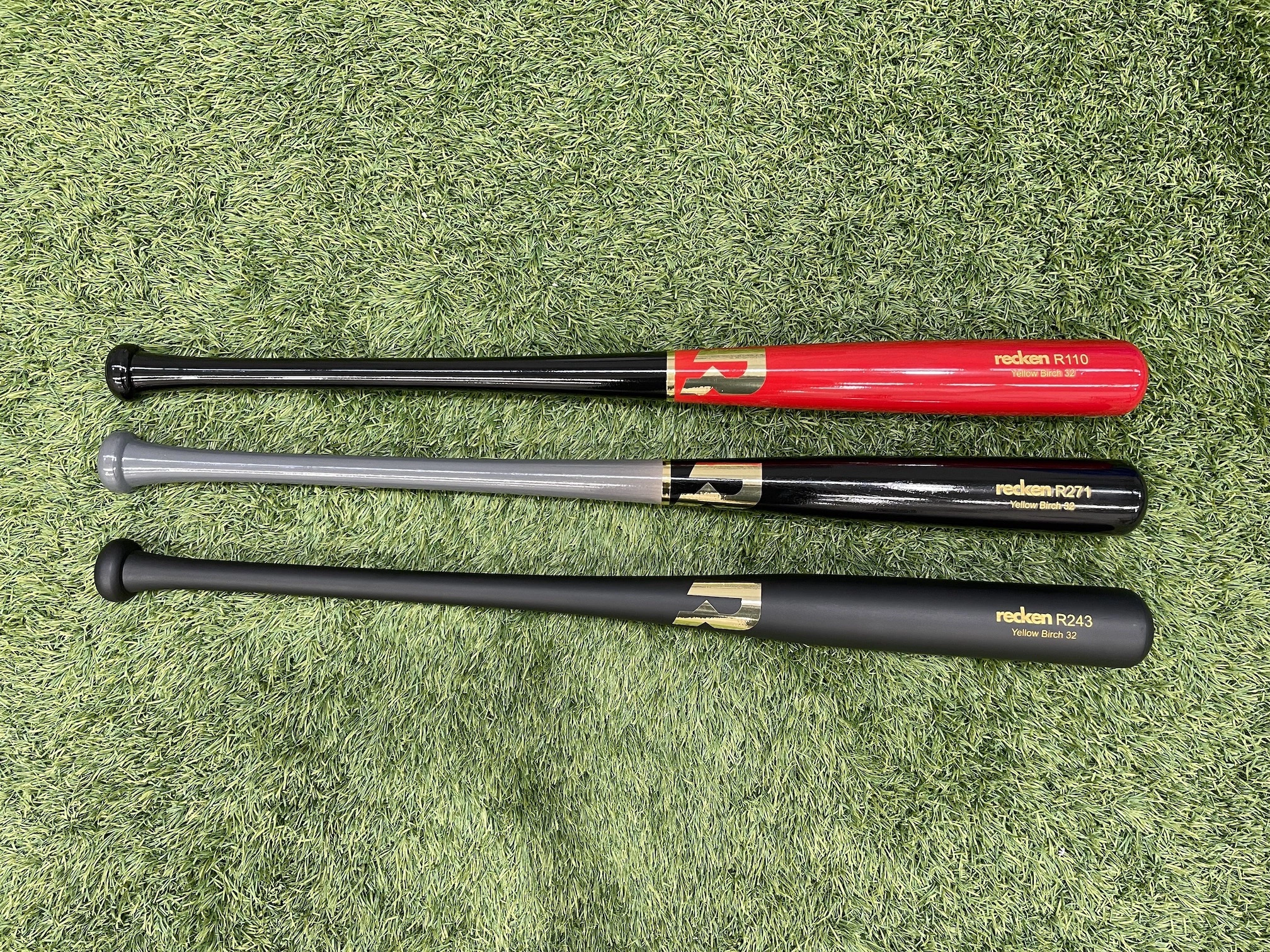 RECKEN R243 Yellow Birch Baseball Bat 3 RECKEN R243 Yellow Birch Baseball Bat - Image 3