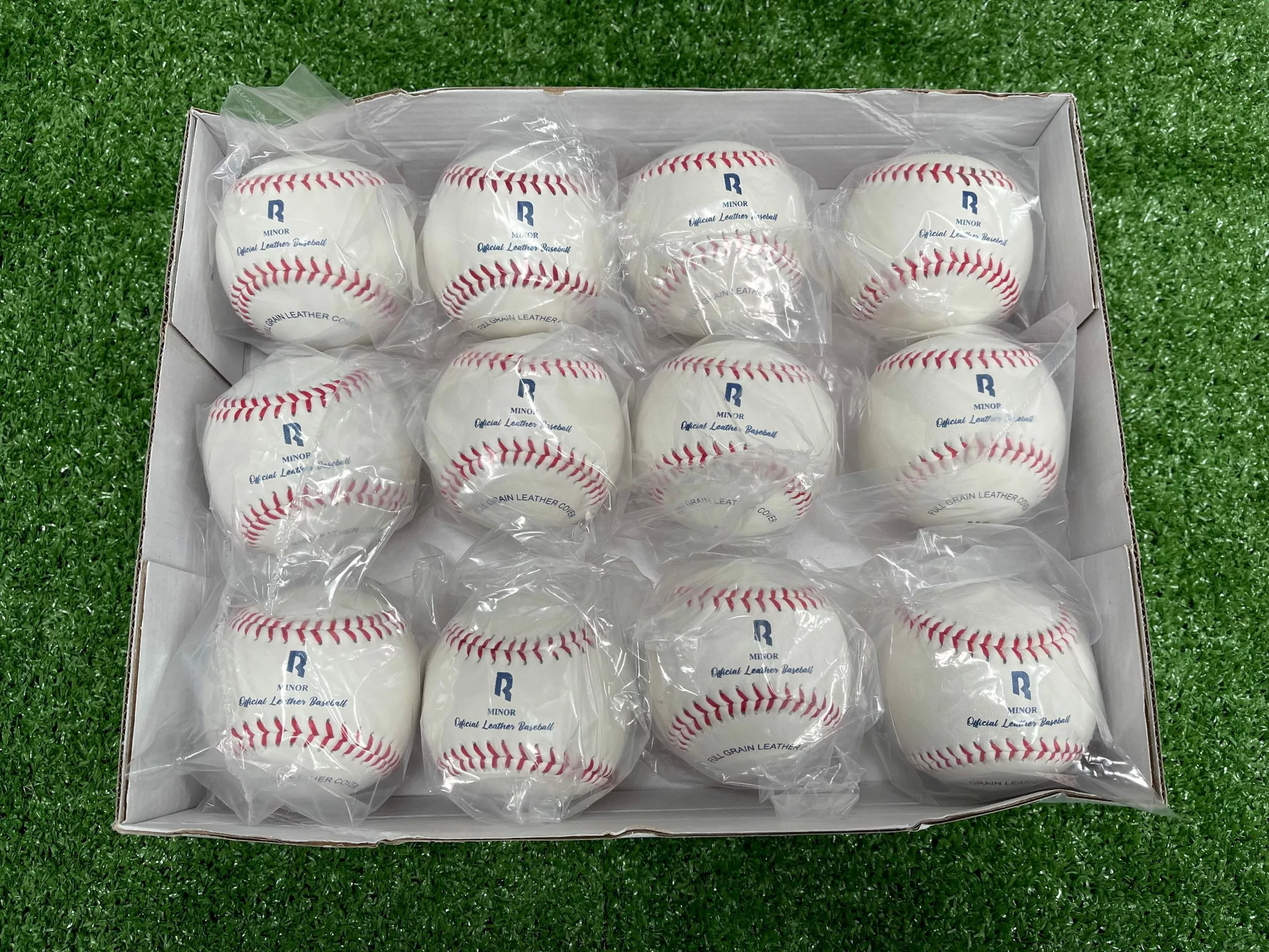 RECKEN Minor 8.5 Inch Leather Reduced Injury Baseball (Ten Dozen) 1 RECKEN Minor 8.5 Inch Leather Reduced Injury Baseball (Ten Dozen)