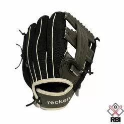 RECKEN Rook 11″ Baseball Glove Single Post Web Black/Grey