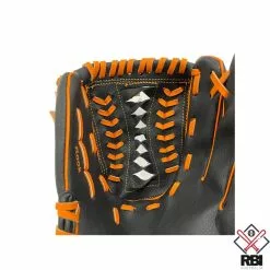 RECKEN Rook 11″ Baseball Glove Modified Trap Web Black/Orange -Footwear Sales Store Recken Rook Trap 2
