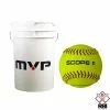 RECKEN SCOPE 11 Inch Leather Softball Bucket (Two Dozen)