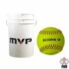 RECKEN SCOPE 12 Inch Leather Softball Bucket (Two Dozen)