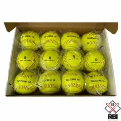 RECKEN SCOPE 12 Inch Leather Softball (Dozen)