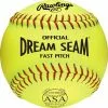 Rawlings Dream Seam Fastpitch 11 Inch USA (ASA) Ball - One Dozen: C11R