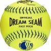 Rawlings Dream Seam Fastpitch / USSSA / Leather Ball - One Dozen: C12B