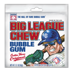 Big League Chew Bubble Gum Pouch 60g -Footwear Sales Store e07745f7b55324efaa52396395bb697c6ef88832