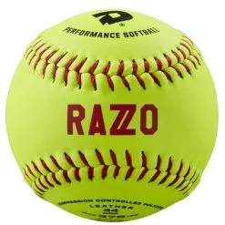 DeMarini Razzo 11” ASA Leather Slowpitch Softball 44-375 - One Dozen:
