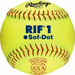 Rawlings RIF 10 Inch Level 1 USA (ASA) Fastpitch Softball - One Dozen: